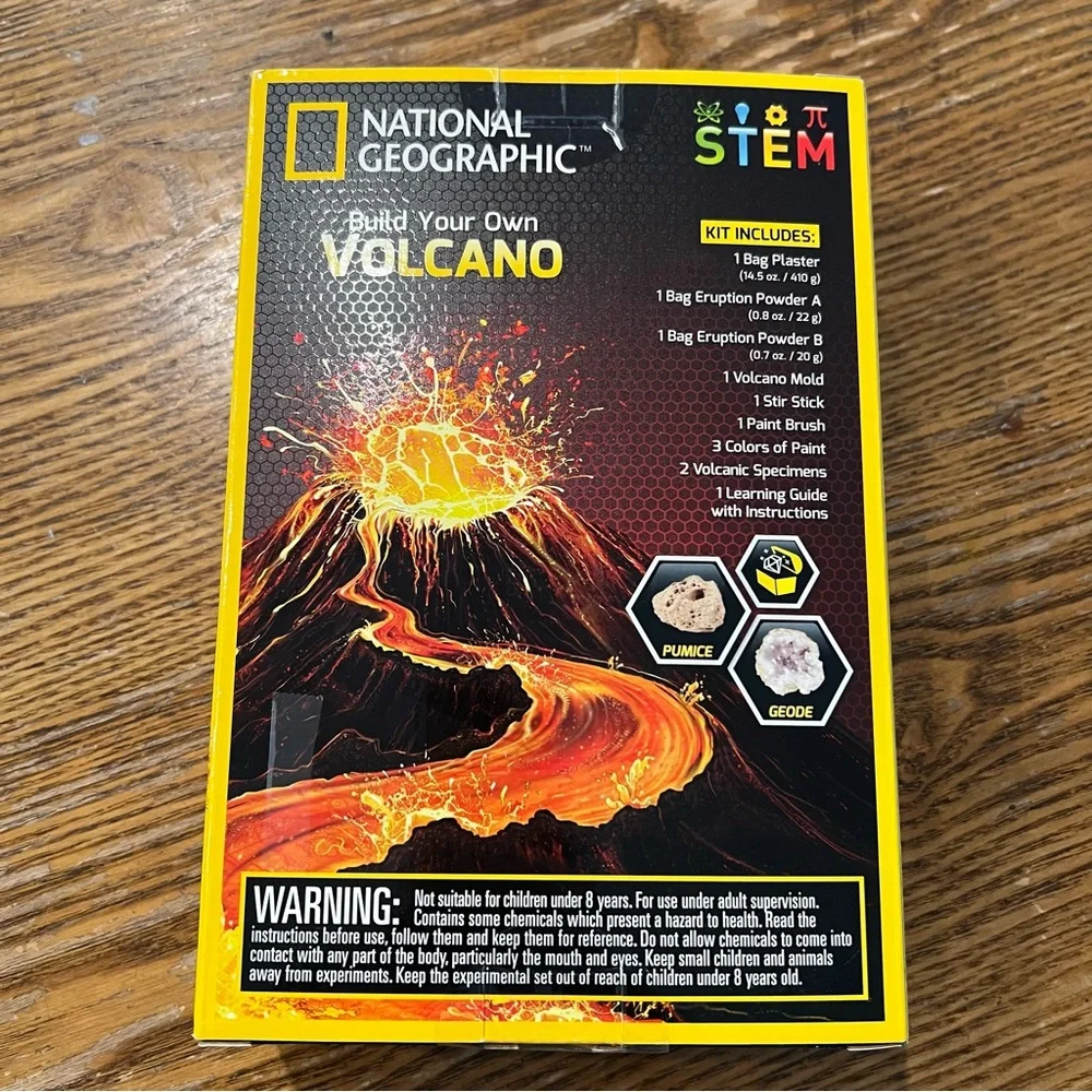 Nat Geo Build Your Own Volcano Science Project